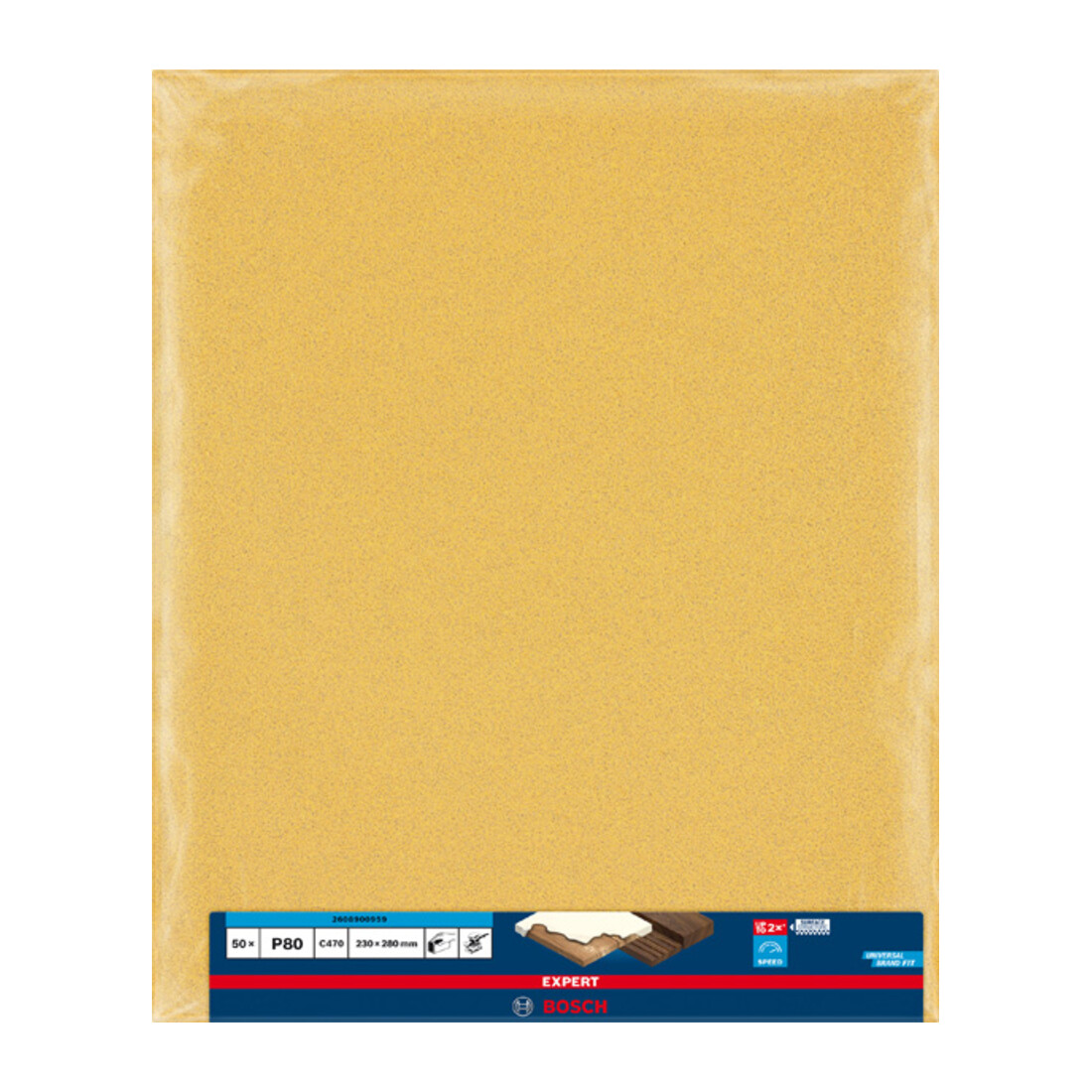 Bosch EXPERT C470 feuille de papier de verre pour le ponçage à la main