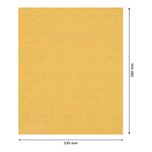 Feuille de papier abrasif Bosch Expert C470 pour ponçage à la main, 230 x 280 mm, G 180