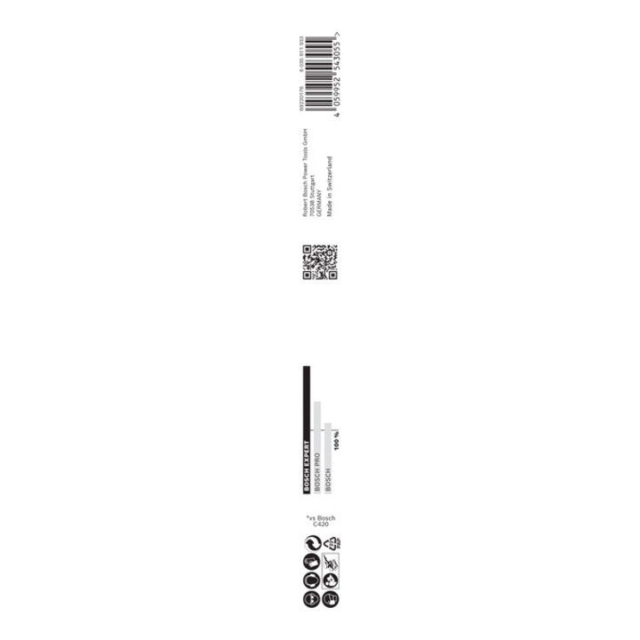 Feuille de papier abrasif Bosch Expert C470 pour ponçage à la main, 230 x 280 mm, G 400