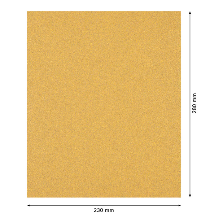 Feuille de papier abrasif Bosch Expert C470 pour ponçage à la main, 230 x 280 mm, G 60
