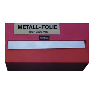 Feuille métallique D.0,400 mm L.2500 mm I.150 mm