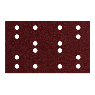 Metabo Feuilles abrasives auto-agrippantes 16 trous, avec fixation auto-agrippante brun