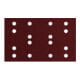 Feuilles abrasives auto-agrippantes Metabo 80 x 133 mm, P 80, 16 trous, avec fixation auto-agrippante (SRA)