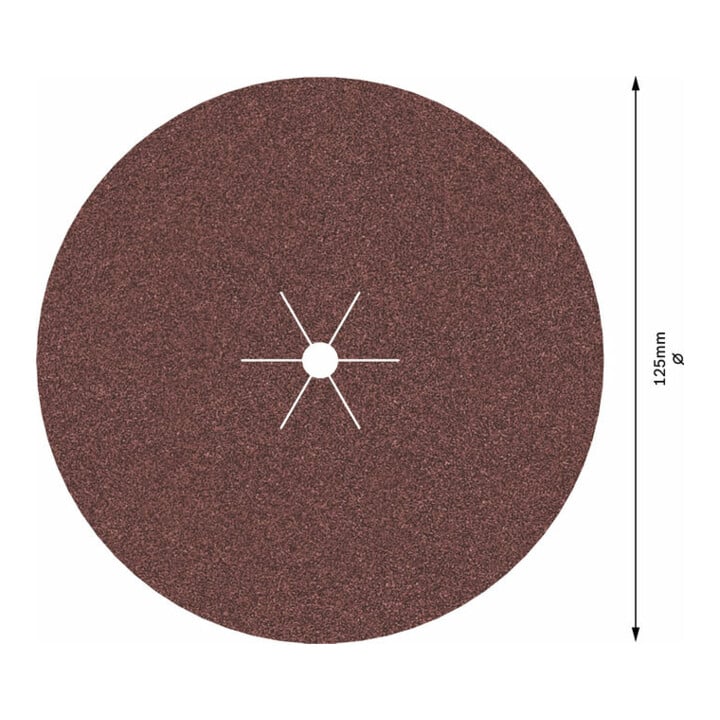 Feuilles abrasives F460, set de 10 pièces 125 mm, 40; 60; 80; 120; 180