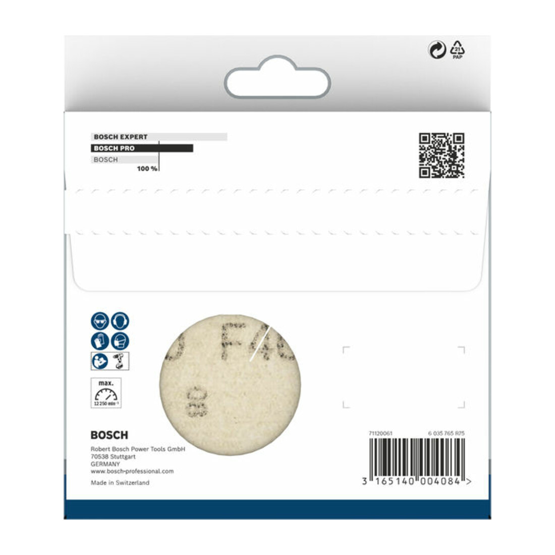 Feuilles abrasives F460, set de 10 pièces 125 mm, 40; 60; 80; 120; 180