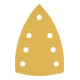 Feuilles abrasives STIER Universal Delta 100 x 150 / P180 / 7 trous, 50 pièces