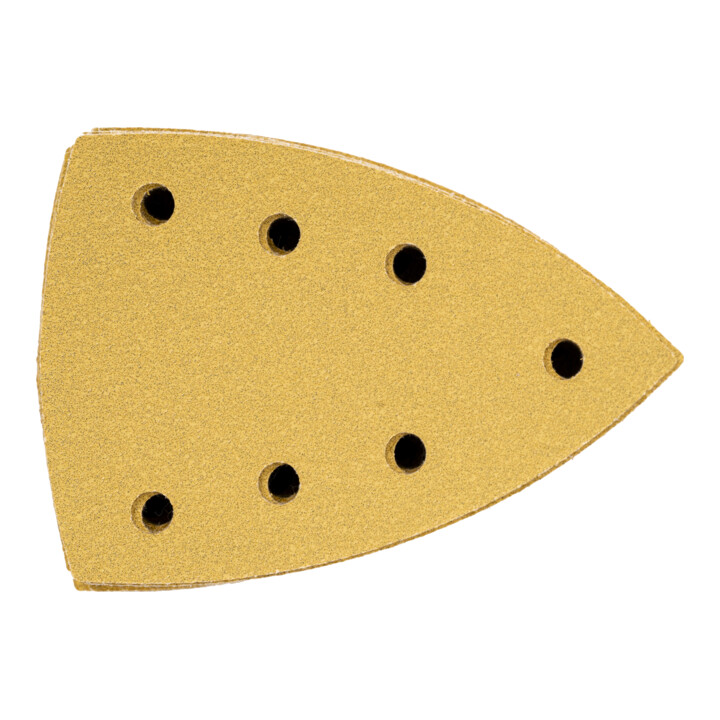 Feuilles abrasives STIER Universal Delta 100 x 150 / P180 / 7 trous, 50 pièces