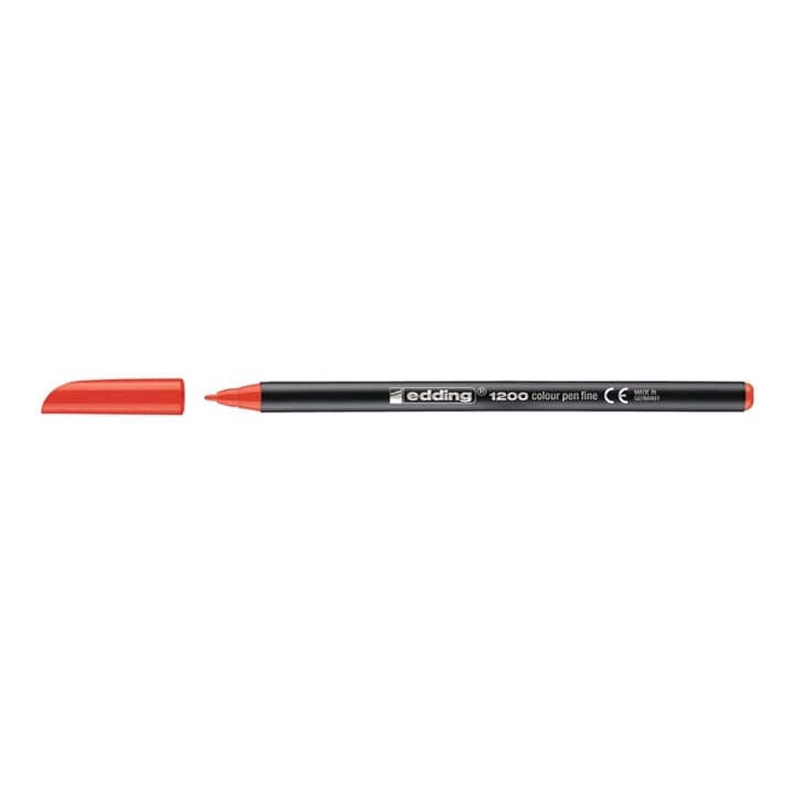 Feutres de coloriage 1200 colourpen rouge graduation 1 mm pointe ronde