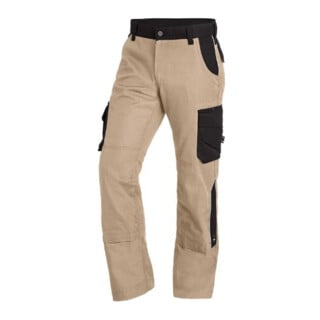 FHB Arbeitshose BRUNO beige-schwarz 114