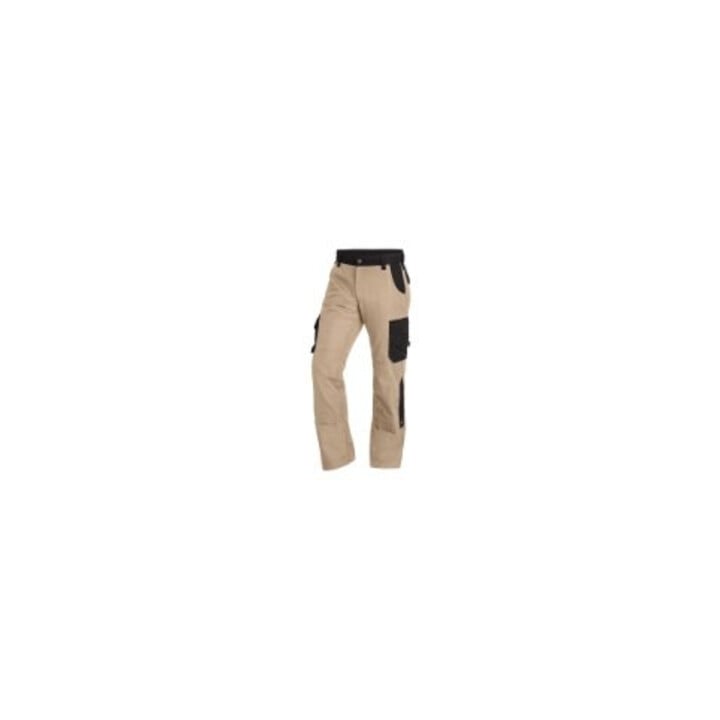 FHB Arbeitshose BRUNO beige-schwarz 26