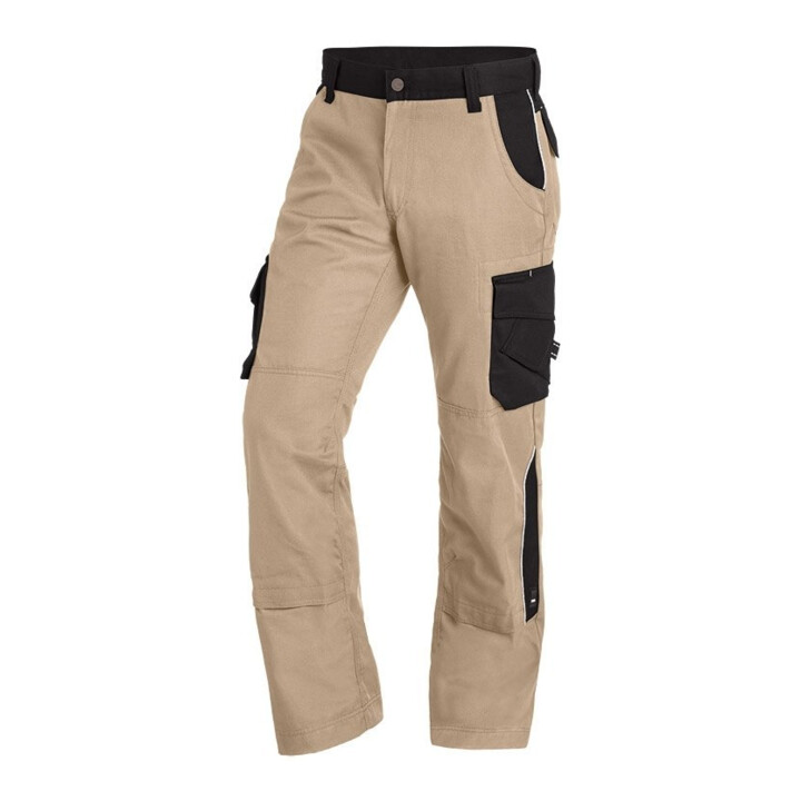 FHB Arbeitshose BRUNO beige-schwarz 84