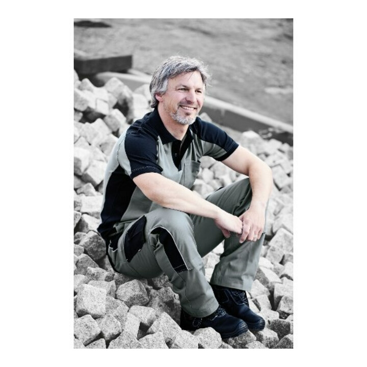 FHB Arbeitshose BRUNO grau-schwarz 62