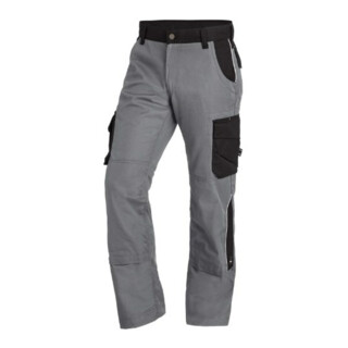 FHB Arbeitshose BRUNO grau-schwarz robust 300g/m²