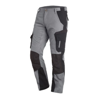 FHB Arbeitshose FLORIAN grau-schwarz 88