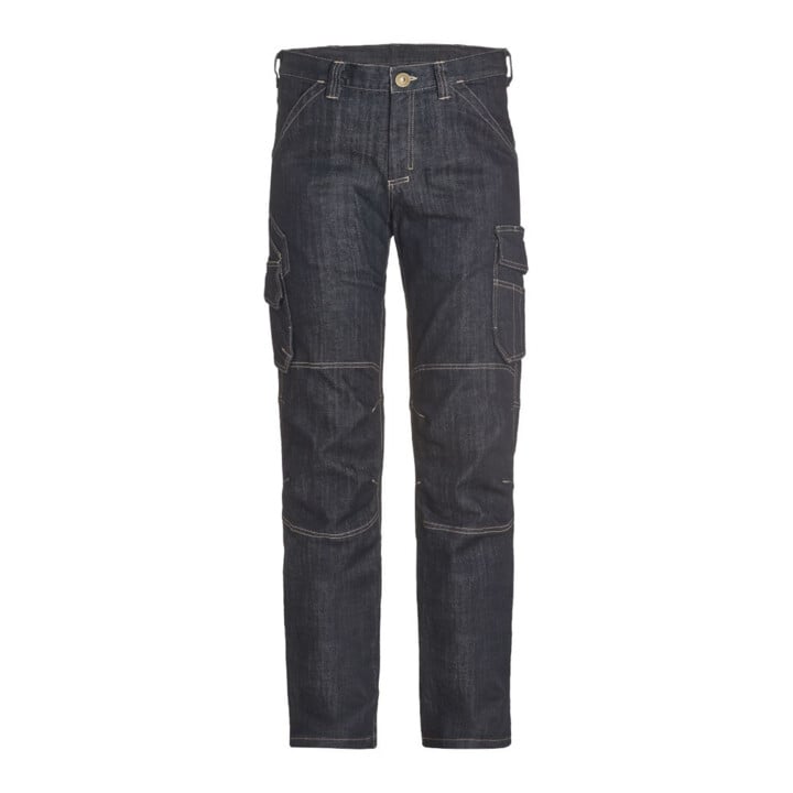 FHB Arbeitshose WILHELM schwarzblau Stretch-Jeans 46