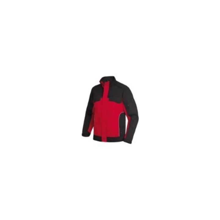 FHB Arbeitsjacke ERNST rot-schwarz 2XL