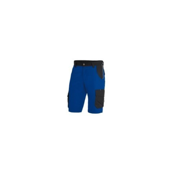FHB Bermuda THEO bleu royal-noir 64 coton polyester 300 g/m²