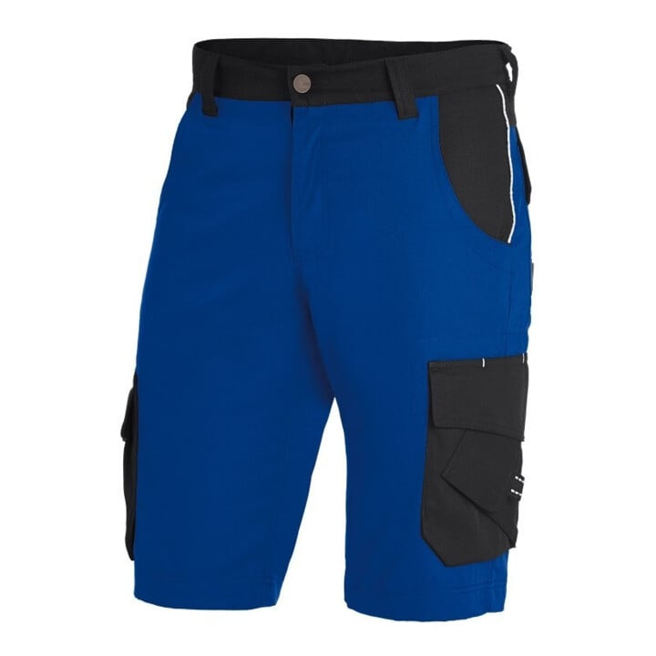 FHB Bermuda THEO royal bleu-noir 50 coton polyester 300 g/m²