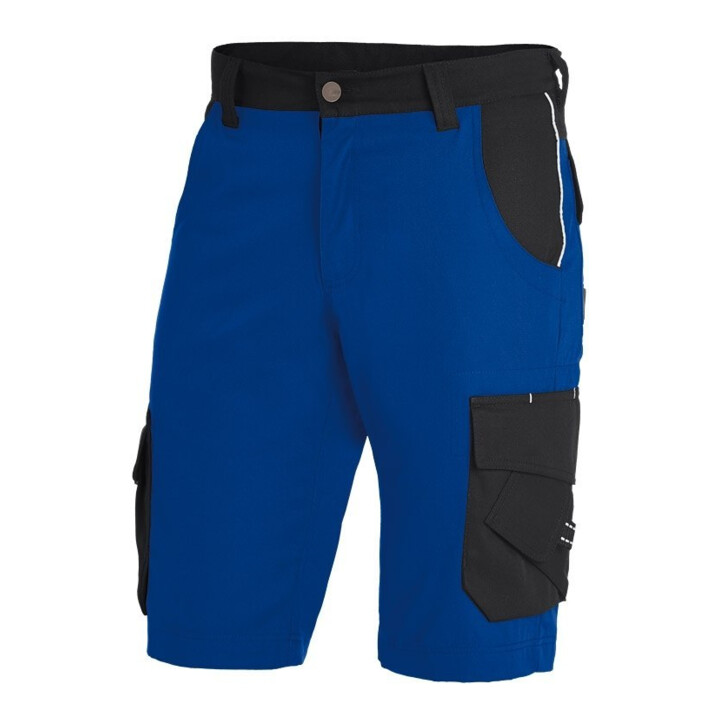 FHB Bermuda THEO royalblau-schwarz 48 Baumwolle Polyester 300g/m²