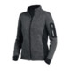 FHB Damen-Jacke MARIEKE Strick-Fleece anthrazit-schwarz 2XL