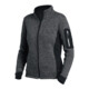 FHB Damen-Jacke MARIEKE Strick-Fleece anthrazit-schwarz S