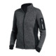 FHB Damenjacke MARIEKE Strick-Fleece anthrazit-schwarz M