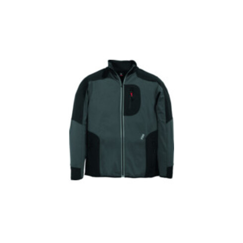 FHB Fleecejacke Ralf Gr. L anthrazit/schwarz 91% PES/9% Elastan 1 St. FHB