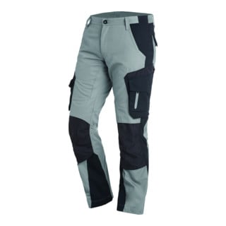 FHB FLORIAN Arbeitshose grau-schwarz Gr. 56