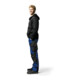 FHB FLORIAN Arbeitshose royalblau-schwarz Gr. 56