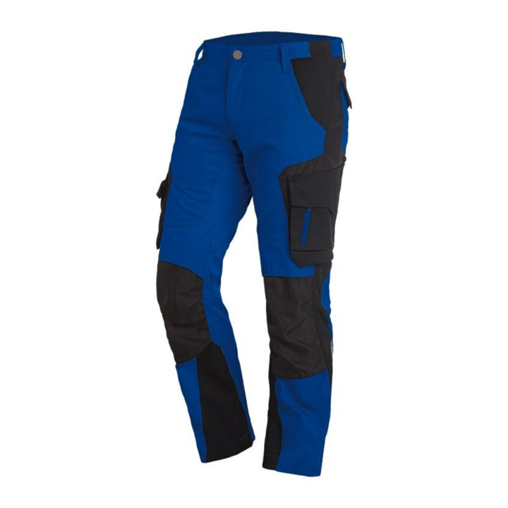 FHB FLORIAN Arbeitshose royalblau-schwarz Gr. 58