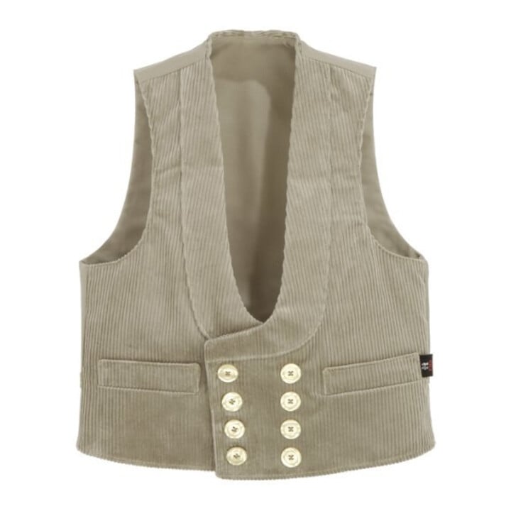 FHB Gilet de corporation HEINER Trenkercord beige 58