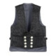 FHB Gilet de guilde EMIL noir 106 Trenkercord