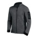 FHB Herenjack CHRISTOPH gebreide fleece antraciet-zwart S