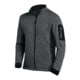 FHB Herren-Jacke CHRISTOPH Strick-Fleece anthrazit-schwarz 5XL