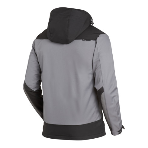 FHB JANNIK Softshelljacke grau-schwarz Gr. M
