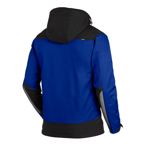 FHB JANNIK Softshelljacke royalblau-schwarz Gr. 2XL