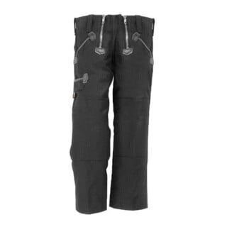 FHB Kinder-Zunfthose BOBBY schwarz 140 Rips-Moleskin