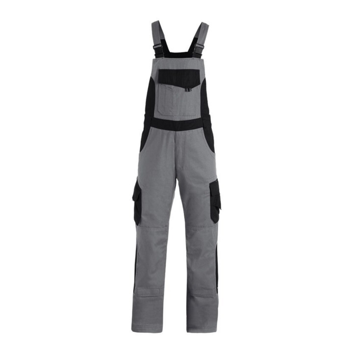 FHB Latzhose ECKHARD 114 grau-schwarz