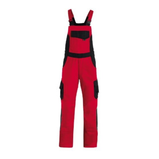 FHB Latzhose ECKHARD 54 rot-schwarz