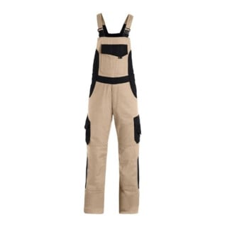 FHB Latzhose ECKHARD beige-schwarz 88