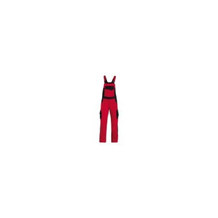 FHB Latzhose ECKHARD rot-schwarz 62