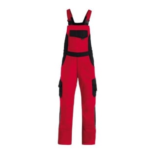 FHB Latzhose ECKHARD rot-schwarz 94