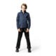 FHB Pantalon d'artisan enfant AUGUST noir 164 velours fin en fil retors