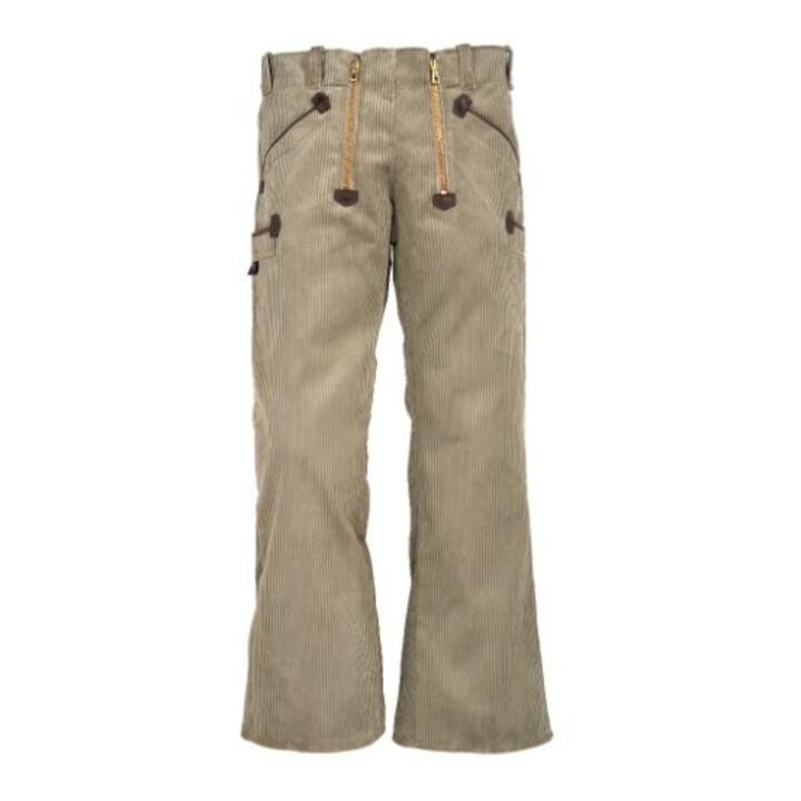 FHB Pantalon de compagnon FRIEDRICH en velours côtelé Trenkercord beige Taille 42 largeur de jambe 65 cm