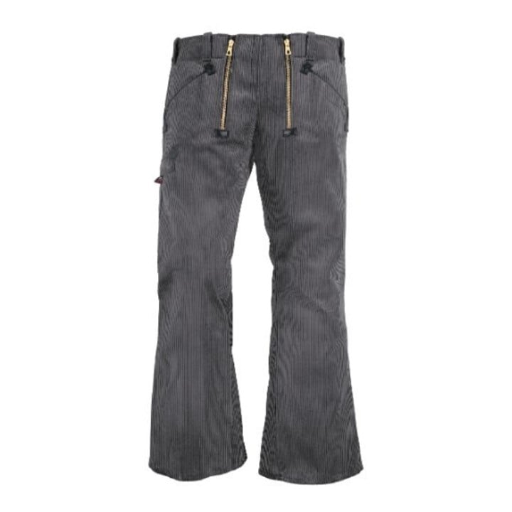 FHB Pantalon de travail ALFONS Trenkercord gris Taille 54 Largeur d'ourlet 65 cm