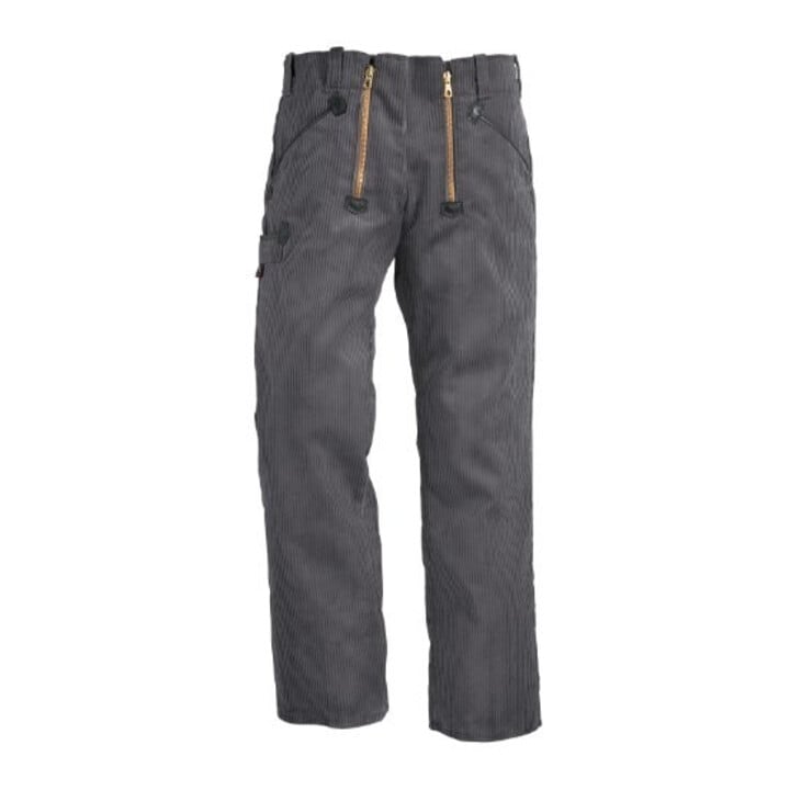 FHB Pantalon de travail ARTUR Trenkercord gris Taille 44