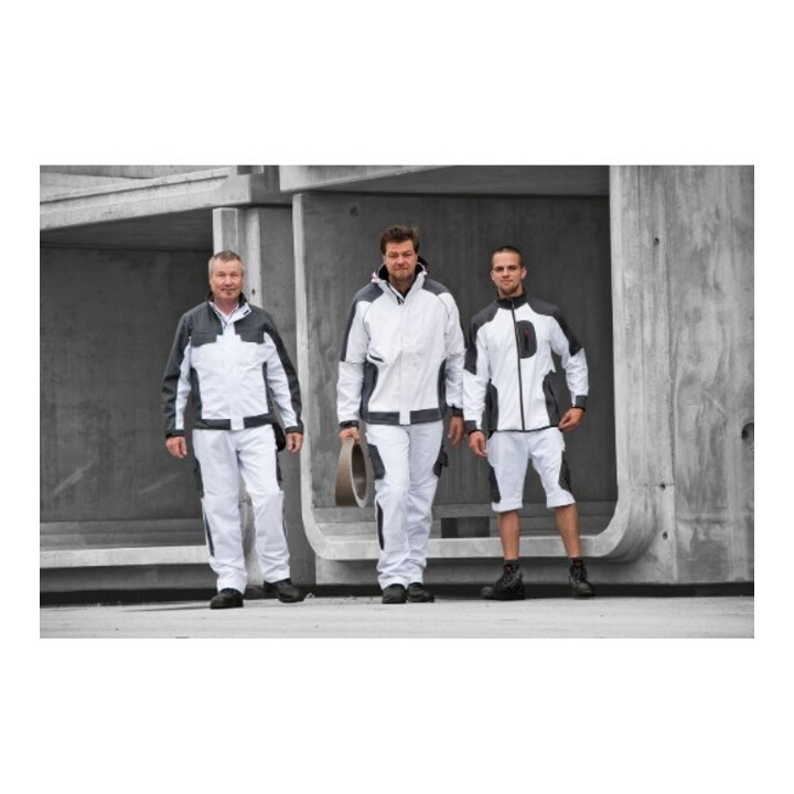 FHB Pantalon de travail BRUNO blanc-anthracite 98