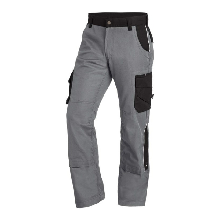 FHB Pantalon de travail BRUNO gris-noir 30
