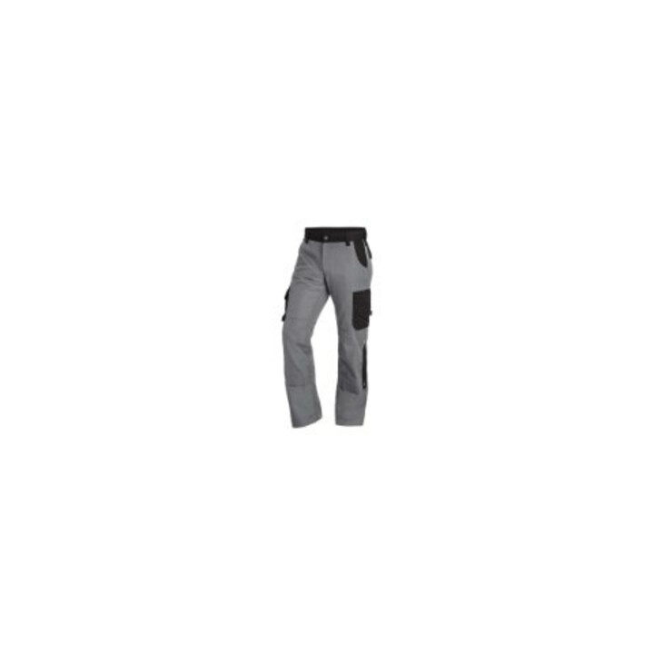 FHB Pantalon de travail BRUNO gris-noir 30