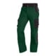 FHB Pantalon de travail BRUNO vert-noir 26 robuste 300 g/m²